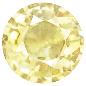 Sapphire Round 0.95 carat Yellow Photo