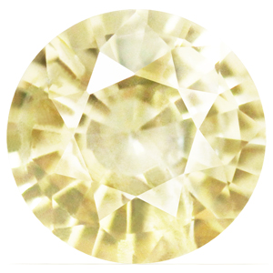 Sapphire Round 0.90 carat Yellow Photo