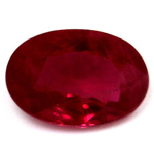 Ruby Oval 0.71 carat Red Photo