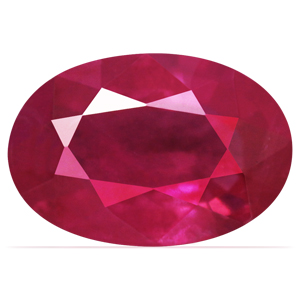 Ruby Oval 0.53 carat Red Photo
