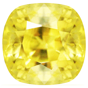 Sapphire Cushion 1.24 carat Yellow Photo
