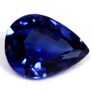 Sapphire Pear 0.99 carat Blue Photo