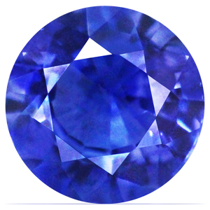 Sapphire Round 0.56 carat Blue Photo