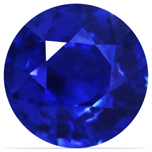 Sapphire Round 0.61 carat Blue Photo