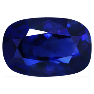 Sapphire Cushion 1.02 carat Blue Photo