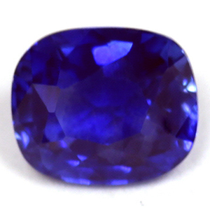 Sapphire Cushion 1.23 carat Blue Photo