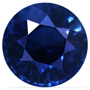 Sapphire Round 0.87 carat Blue Green Photo