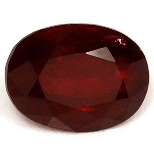 Ruby Oval 0.87 carat Red Photo