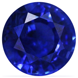 Sapphire Round 0.61 carat Blue Photo