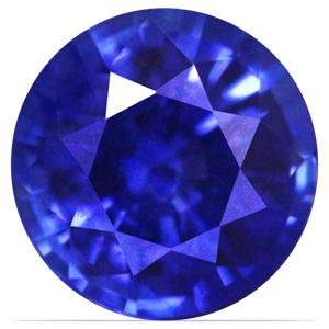 Sapphire Round 0.58 carat Blue Photo