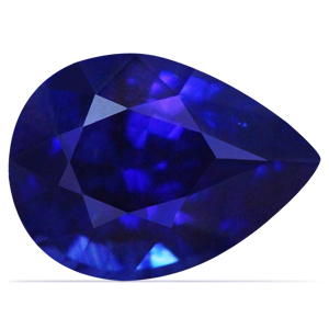 Sapphire Pear 0.96 carat Blue Photo