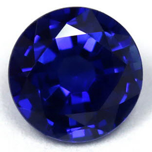 Sapphire Round 0.70 carat Blue Photo