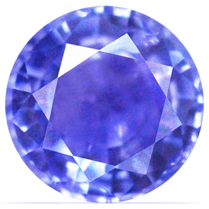 0.58 cts. Blue Sapphire Round