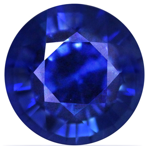 Sapphire Round 0.68 carat Blue Photo