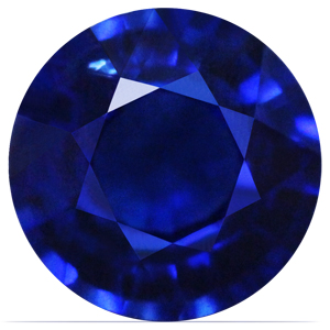 Sapphire Round 0.58 carat Blue Photo