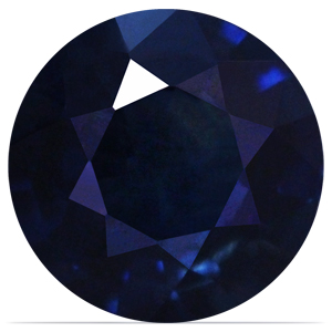 Sapphire Round 0.81 carat Blue Green Photo