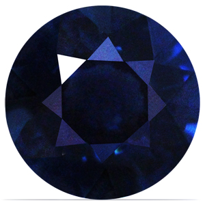 Sapphire Round 0.92 carat Blue Photo