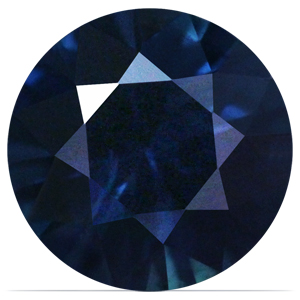 Sapphire Round 0.86 carat Blue Photo