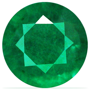 Emerald Round 0.70 carat Green Photo