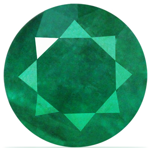 0.78 carat Round Emerald - Gemstone Thumbnail
