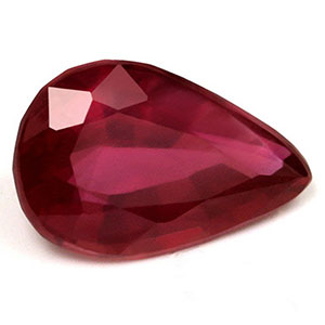Ruby Pear 1.14 carat Red Photo