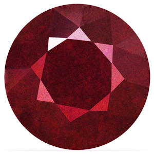 1.05 carat Round Ruby - Gemstone Thumbnail