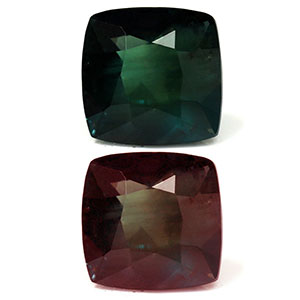 Alexandrite Cushion 0.93 carat Green Photo