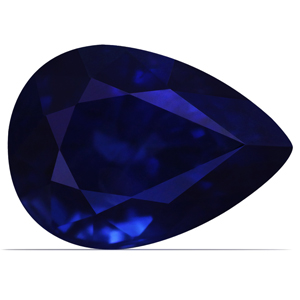 Sapphire Pear 0.75 carat Blue Photo