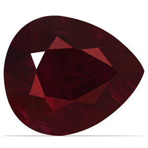 Ruby Pear 1.26 carat Red Photo