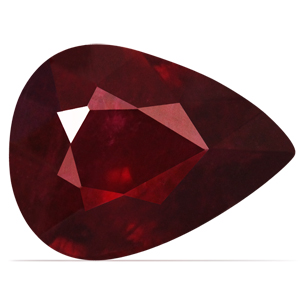 Ruby Pear 0.67 carat Red Photo