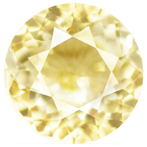 Sapphire Round 0.95 carat Yellow Photo