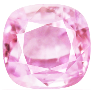 Sapphire Cushion 0.82 carat Orange Pink Photo