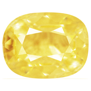 Sapphire Cushion 0.93 carat Yellow Photo