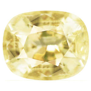 Sapphire Cushion 1.03 carat Yellow Photo