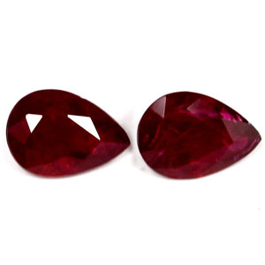 1.33 carat Pear Ruby - Gemstone Thumbnail