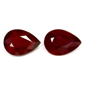 1.25 carat Pear Ruby - Gemstone Thumbnail