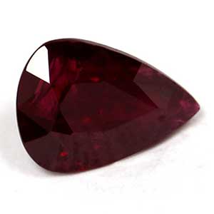 Ruby Pear 1.20 carat Red Photo