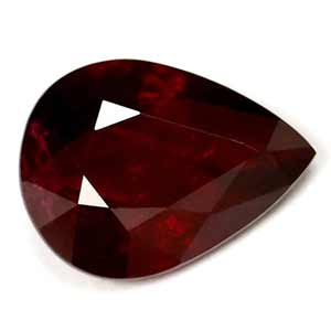 Ruby Pear 1.09 carat Red Photo