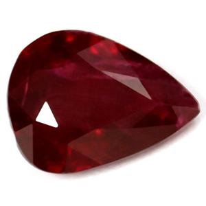 Ruby Pear 1.05 carat Red Photo