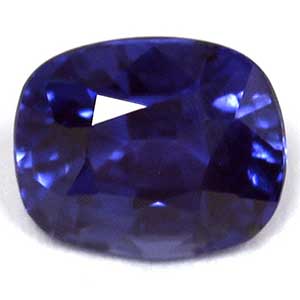 Sapphire Cushion 0.70 carat Blue Photo
