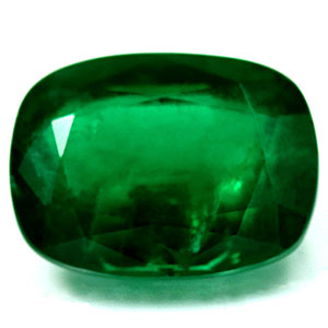 Emerald Cushion 3.48 carat Green Photo