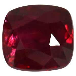 Ruby Cushion 0.73 carat Red Photo
