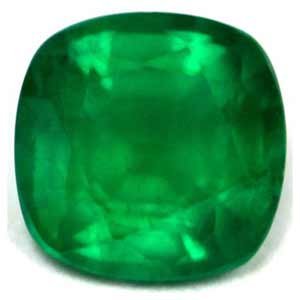 Emerald Cushion 0.70 carat Green Photo