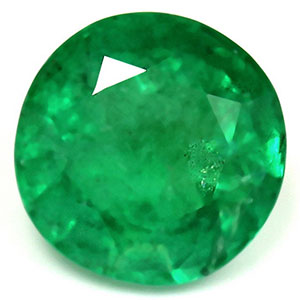0.75 carat Round Emerald - Gemstone Thumbnail