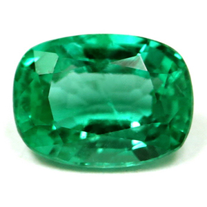 Emerald Cushion 0.73 carat Green Photo