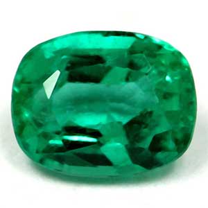 Emerald Cushion 0.60 carat Green Photo