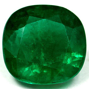Emerald Cushion 3.67 carat Green Photo