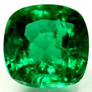 Emerald Cushion 0.69 carat Green Photo