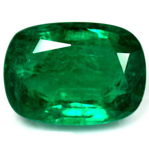 Emerald Cushion 5.64 carat Green Photo