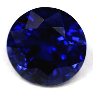 Sapphire Round 0.60 carat Blue Photo